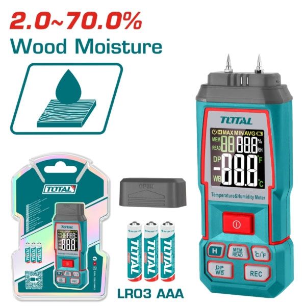  Máy đo độ ẩm gỗ Total TETWM031 