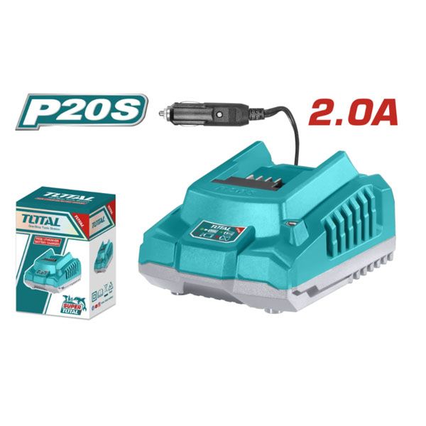  Sạc Pin 20Vx2.0Ah chui cắm DC 12-24V Total TFCLI2012 