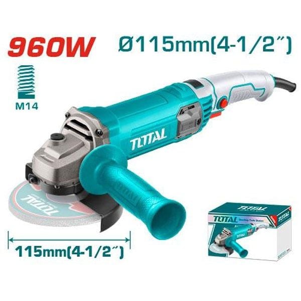  Máy mài góc 115mm Total TG10911576 công tắc bóp 
