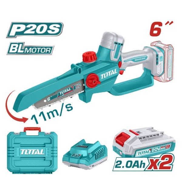  Máy cưa xích 6 inch dùng pin 20V Total TGSLI20662 