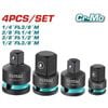 Bộ 4 đầu chuyển đổi đầu tuýp bu lông cao cấp Total THISAD12438