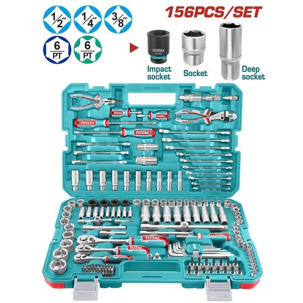  Bộ dụng cụ 156 món TOTAL THKTHP21566 