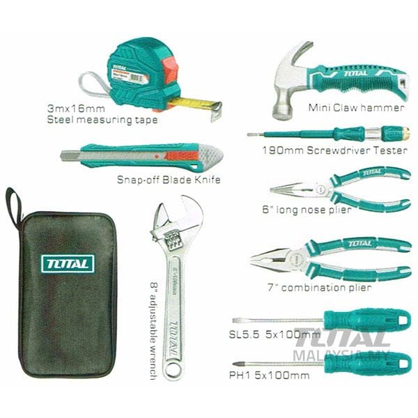  Bộ 9 dụng cụ cầm tay Total THKTHP90096 