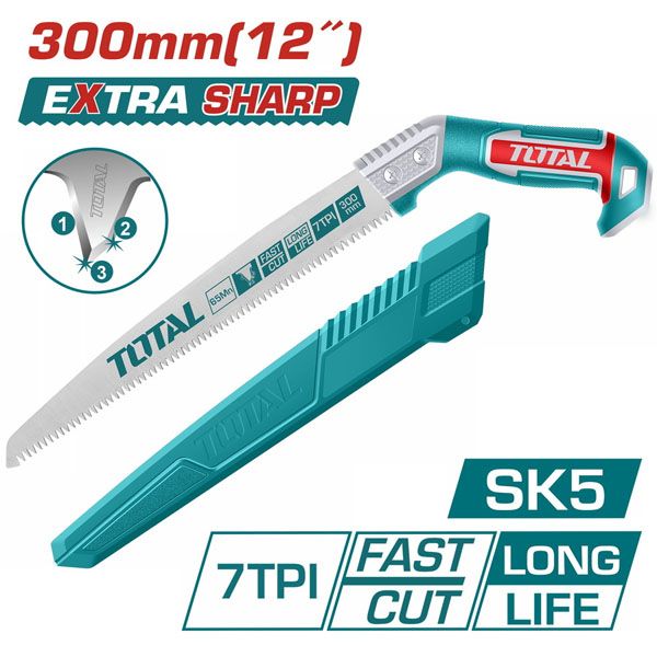  Cưa cắt cành lưỡi thẳng 12 inch/300mm Total THPS3008 