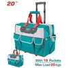 Túi đựng đồ nghề kéo cán cứng 20 inch có bánh xe Total THRRTB2012