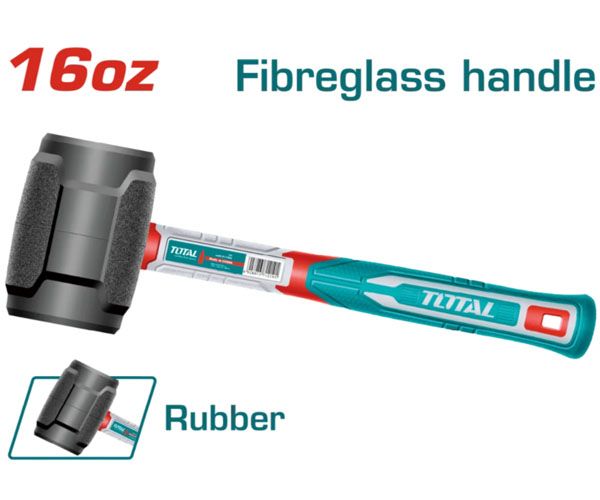  Búa cao su cán sợi thủy tinh 16oz/ 450g Total THRUH6816 