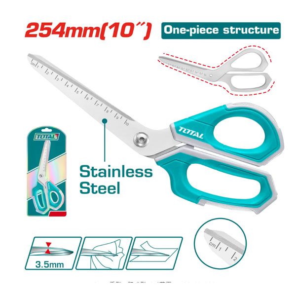  Kéo cắt đa năng dòng công nghiệp 254mm Total THSCRS25088 