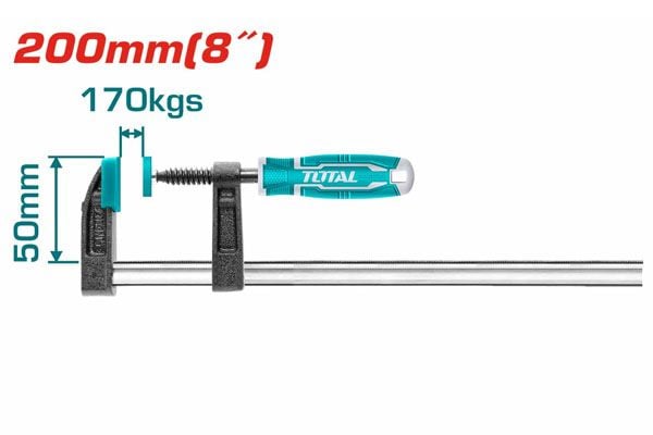  Kẹp chữ F 50x200mm Total THT1320502 
