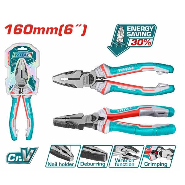  Kìm răng trợ lực 6 inch/160mm Total THT210606S 