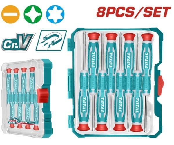  Bộ 8 tua vít chính xác Total THT250826 