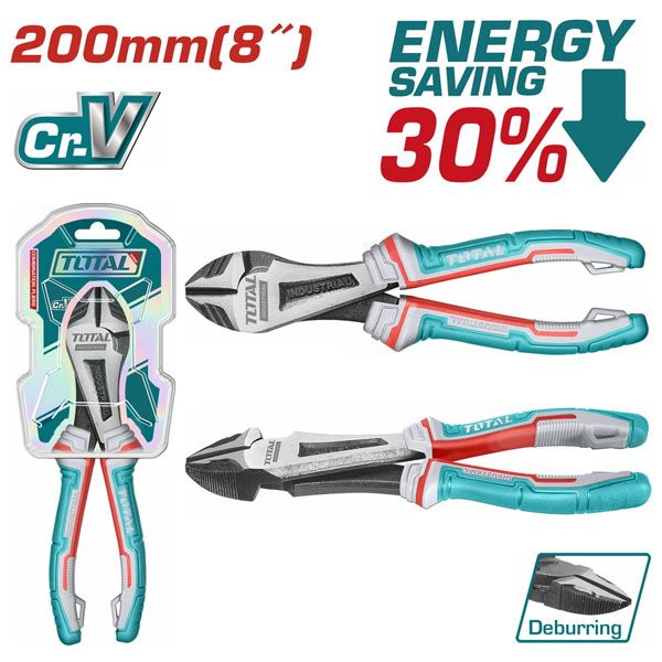  Kìm cắt chéo đầu nặng cao cấp 200mm Total THT27816S 