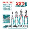 Bộ 4 kìm đa năng Total THT2K0498