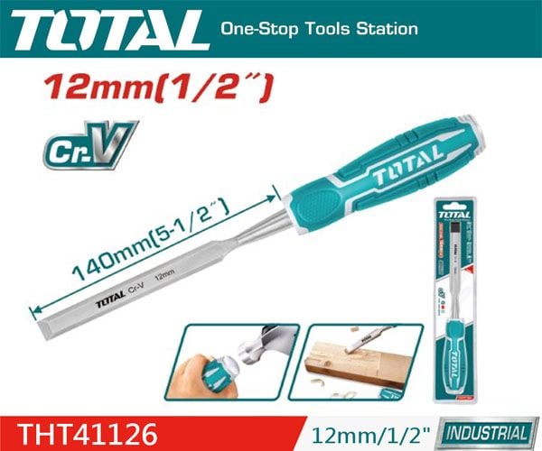  Đục gỗ 12mm Total THT41126 
