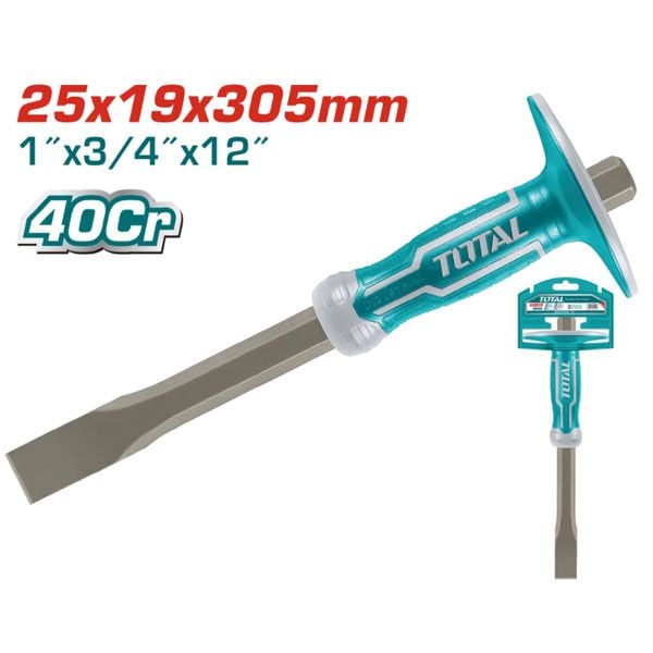  Đục sắt dẹp 25x19x305mm Total THT4411219 