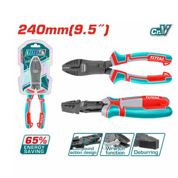  Kìm răng trợ lực 9.5 inch/240mm Total THTC510956 