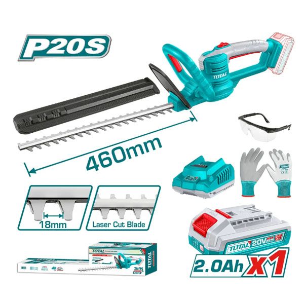  Máy cắt tỉa hàng rào dùng pin 20V Total THTLI20461 