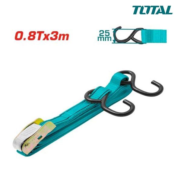  Dây đai 0.8Tx3m móc S Total THTRS08303 