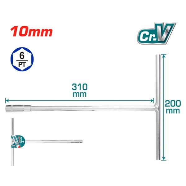  Cần siết chữ T 10mm Total THTSW1006 