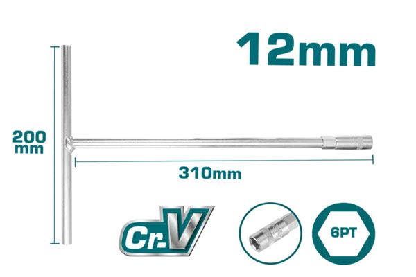  Cần siết chữ T 12mm Total THTSW1206 