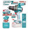  Máy khoan búa dùng pin 20V-166N.m Total TIDLI201668 