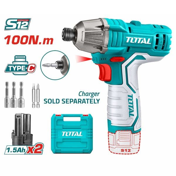  Máy vặn vít dùng pin 12V Total TIRLI12015 