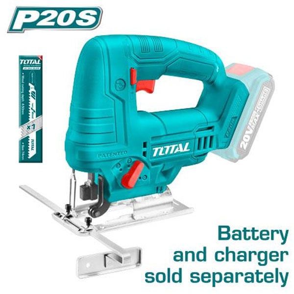  Máy Cưa Lọng Dùng Pin Total TJSLI6508 20V Cắt Gỗ 65mm (Chưa Pin & Sạc) 