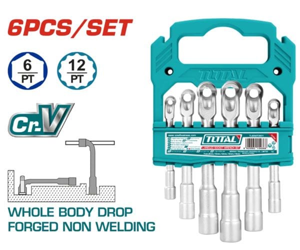 Bộ 6 ống điếu lỗ chữ L Total TLASWT0601 