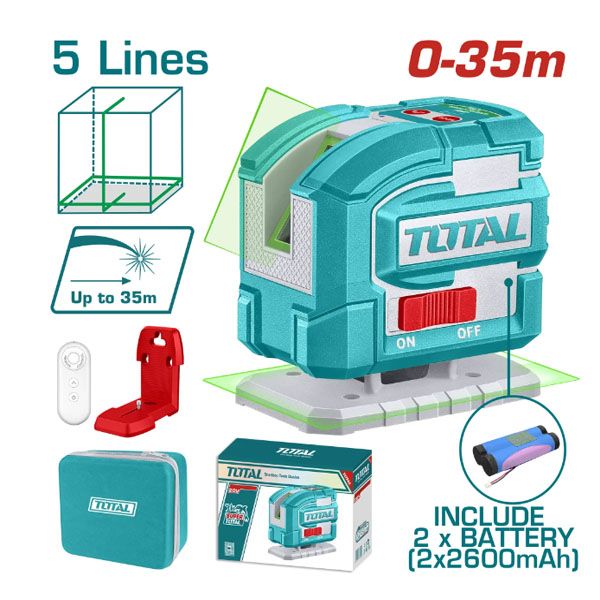  Máy cân mực 5 tia xanh Total TLL306502 