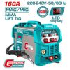 Máy hàn lift MAG/MIG/MMA/TIG Inverter 160A/80V Total TMGT16058