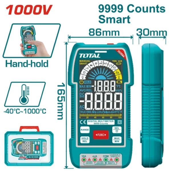  Đồng hồ vạn năng kỹ thuật số Total TMT5110004 