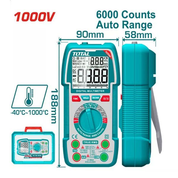  Đồng hồ vạn năng kỹ thuật số Total TMT5310004 