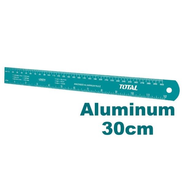  Thước lá bằng nhôm cao cấp 30cm Total TMT633002 