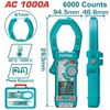Đồng hồ Ampe kìm AC 1000A kỹ thuật số Total TMT7610001