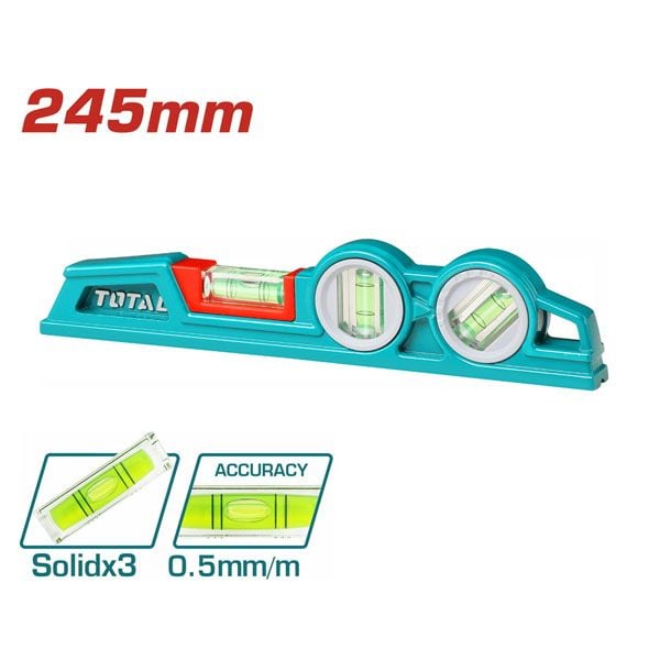  Thước thủy nhôm đúc chịu lực cao cấp 225mm Total TMT921306 