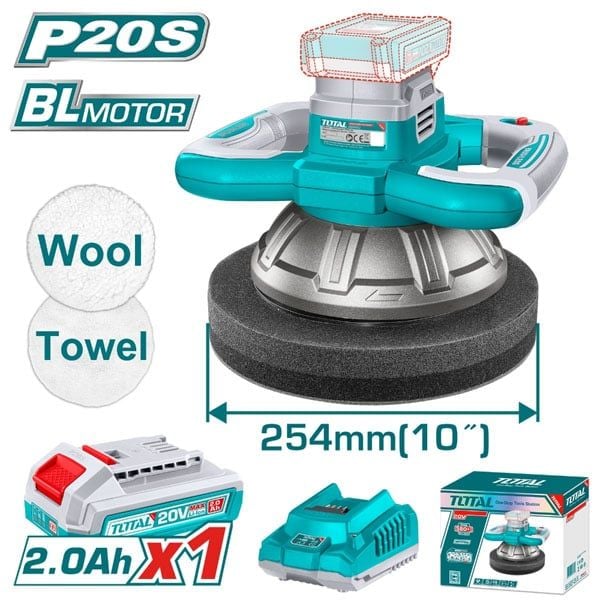  Máy đánh bóng dùng pin 20V-254mm Total TOPLI2025481 