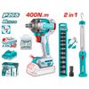 Bộ combo 2 máy dùng pin 20V máy vặn bu lông và đèn làm việc Total TOSLI23048