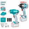 Bộ combo 2 máy dùng pin 20V máy vặn bu lông và máy khò nhiệt Total TOSLI240489