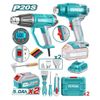 Bộ combo 2 máy khò hơi nóng dùng pin 20V Total TOSLI250801
