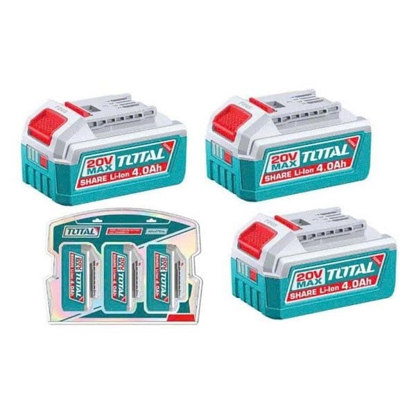  Bộ 3 pin P20S 20Vx4.0Ah Total TOSLI251296 