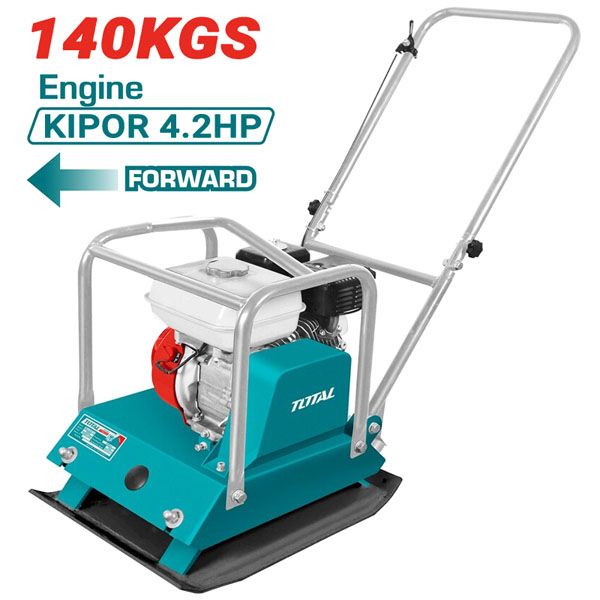  Máy Đầm Bàn Chạy Dầu Diesel Total TP7100-4 140kg Động Cơ 4.2HP 