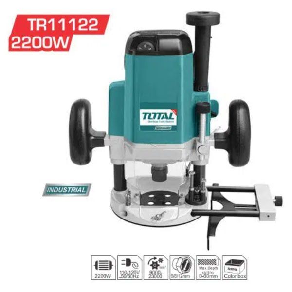  Máy phay gỗ 2200W Total TR11122 