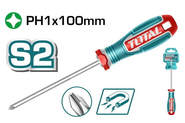  Tua vít bake PH1x100mm Total TSDPH1100 