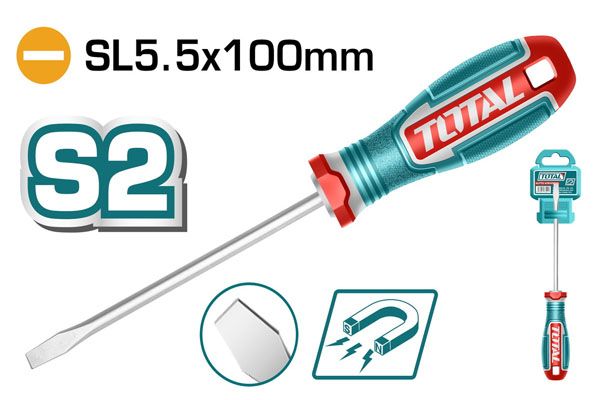  Tua vít dẹp SL5.5x100mm Total TSDSL5100 