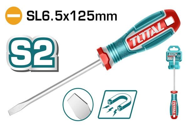  Tua vít dẹp SL6.5x125mm Total TSDSL6125 