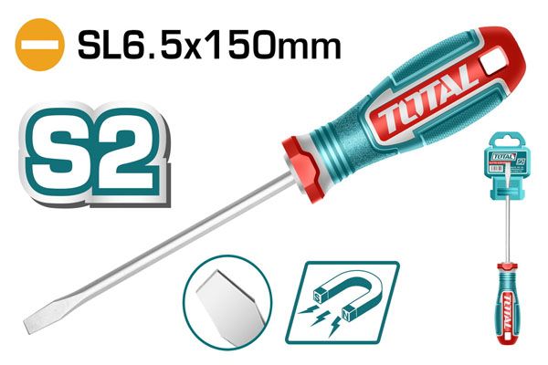  Tua vít dẹp SL6.5x150mm Total TSDSL6150 