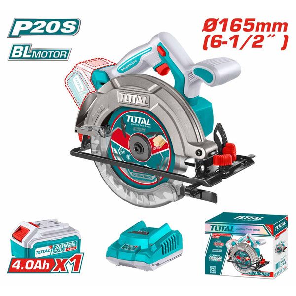  Máy cưa đĩa dùng pin 20V Total TSLI16521 