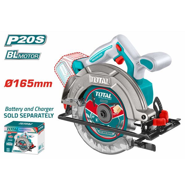  Máy cưa đĩa dùng pin 20V Total TSLI1652 
