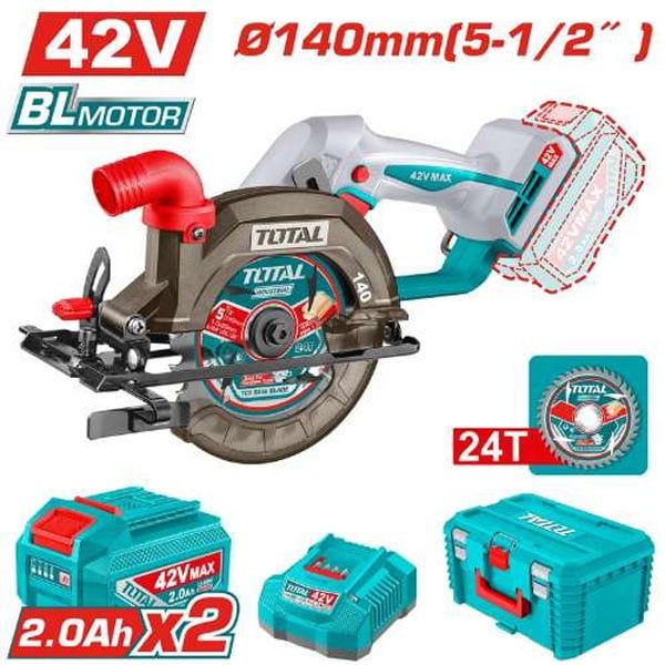  Máy cưa đĩa dùng pin 42V Total TSLI4214012 