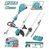Bộ máy làm vườn 4 trong 1 dùng pin 2x20V Total TSTLI2040386