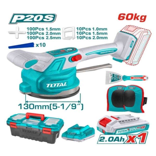  Máy rung ốp lát gạch dùng pin 20V Total TTVLI20018 